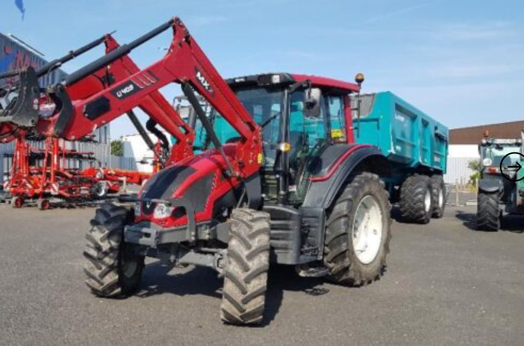 Équipement agricole Valtra N103 – 2016 – 100 ch – 2 473 h – Occasion