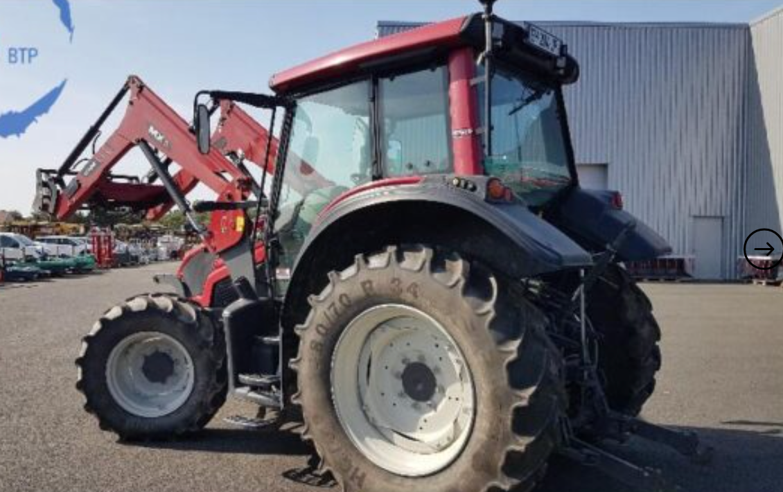 Équipement agricole Valtra N103 – 2016 – 100 ch – 2 473 h – Occasion