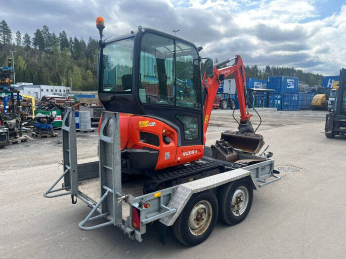 Kubota KX019-4 + Remorque – 2016