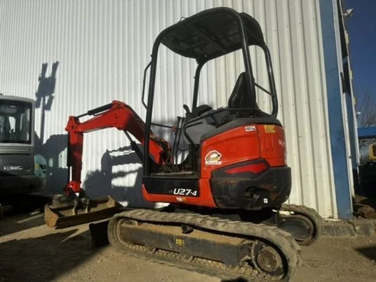 Mini-pelle Kubota U27-4 Canopy – 2015 – Occasion