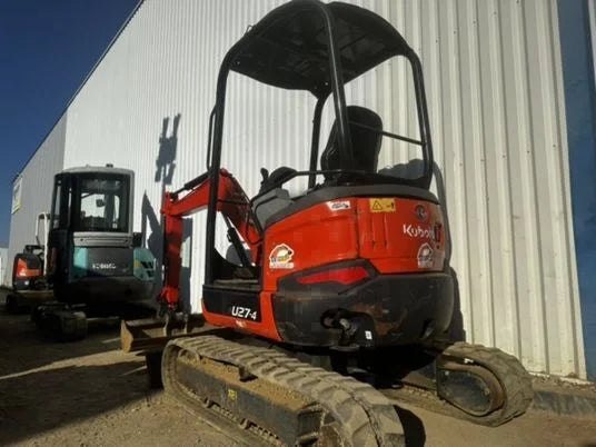 Mini-pelle Kubota U27-4 Canopy – 2015 – Occasion