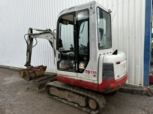 Mini-pelle Takeuchi TB125 Cabine – 2007-Occasion